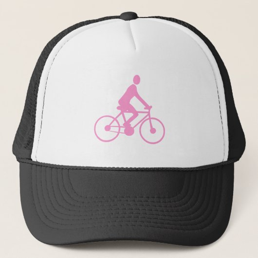Casquette Cyclisme - rose (Devant)