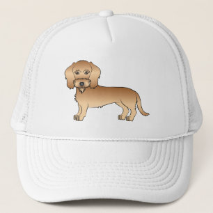 Casquette Dachshund à poil dur blé Chien de dessin animé mig