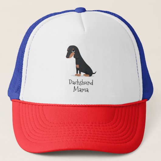 Casquette Dachshund Mama (Devant)