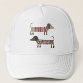 Casquette Dachshund Wiener Saucisse Chien (Devant)