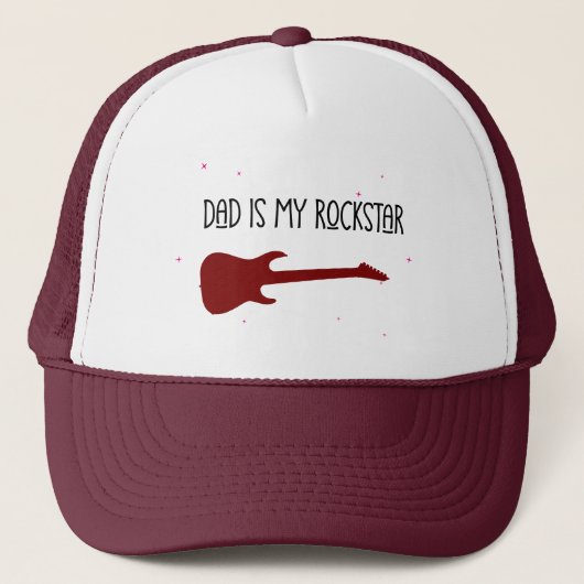 Casquette Dad is my rockstar (Devant)