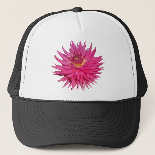 Casquette Dahlia rose (Devant)