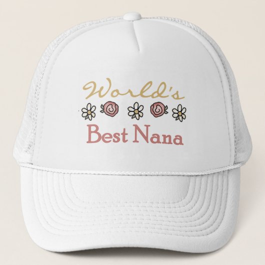Casquette Daisies et maillots de bain Rose (Devant)
