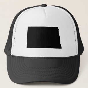 Casquette Dakota du Nord en noir et blanc