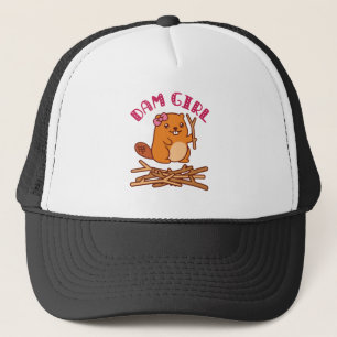 Casquette Dam Girl Cute Beaver