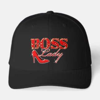 Casquette Dame Patronne Rouge Talon Haut Mode