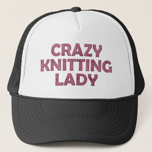 Casquette Dame Tricot folle (Devant)
