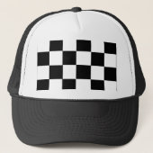Casquette damier - customisé (Devant)