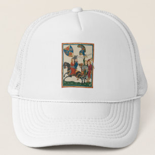 Casquette Damsel In Distress, Art Médiéval Du XIVe Siècle