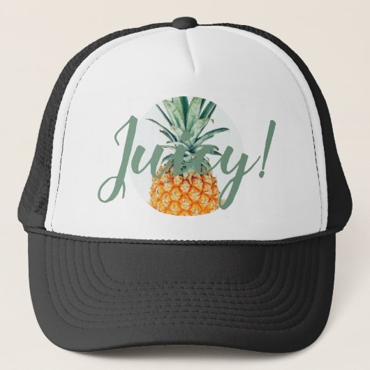 Casquette D'Ananas Pale, Juché Et Élégant (Devant)