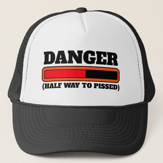 CASQUETTE DANGER : À MI-CHEMIN VERS LA COLÈRE (Devant)