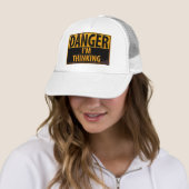 Casquette Danger Je pense Metal Signal d'avertissement avec  (En situation)
