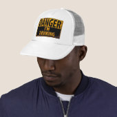 Casquette Danger Je pense Metal Signal d'avertissement avec  (En situation)