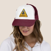 Casquette Danger ! Robots Devant (En situation)