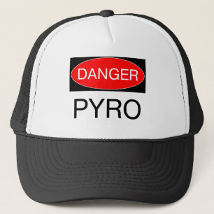 Casquette Danger - sac drôle pyrogéné de tasse de T-shirt