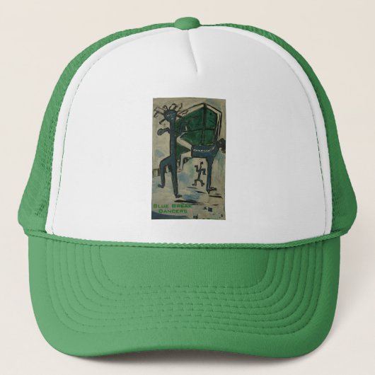Casquette danseurs break bleus (Devant)