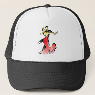 Casquette Danseurs de salle de bal dansant couple danse swin