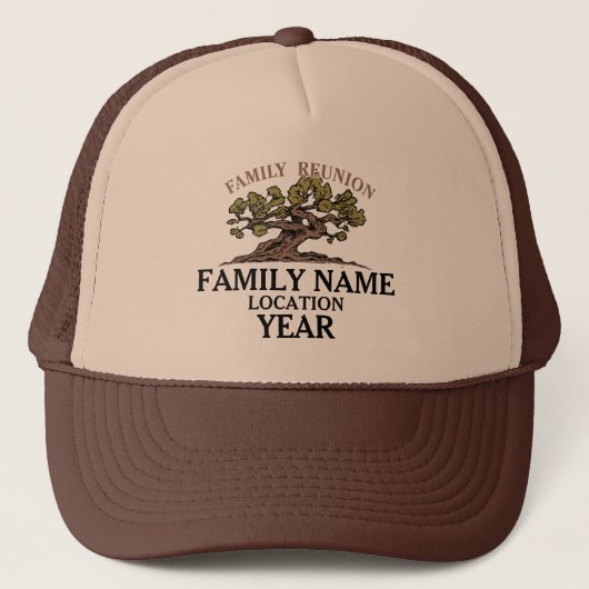 Casquette d'arbre de la Réunion de famille (Devant)