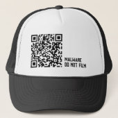 Casquette d'armure anti-surveillance - Avertisseme (Devant)