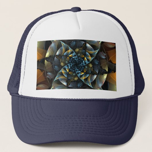 Casquette d'art Abstrait Pinwheel (Devant)