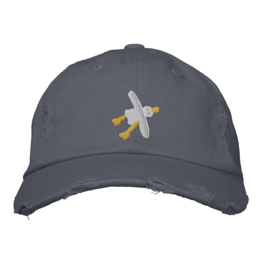 Casquette d'art : Design de mouettes (Devant)