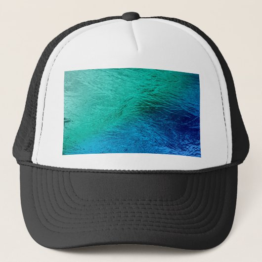 Casquette d'Art numérique d'eau de mer (Devant)