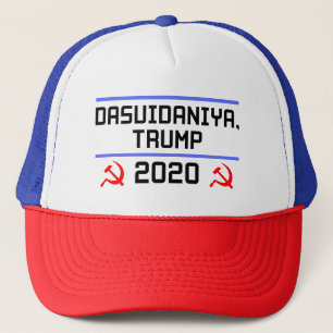 Casquette Dasvidaniya Trump 2020 Russie anti-Trump