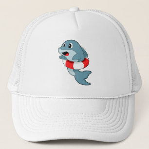 Casquette Dauphin à la natation avec anneau de natation