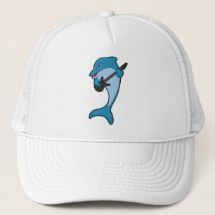 Casquette Dauphin à Musique avec Guitare