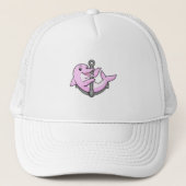Casquette Dauphin avec Ancre (Devant)