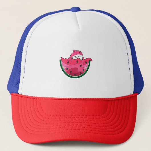 Casquette Dauphin avec pastèque (Devant)