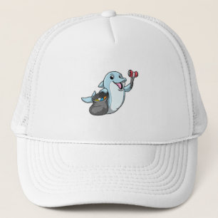 Casquette Dauphin nettoyant avec sac à ordures