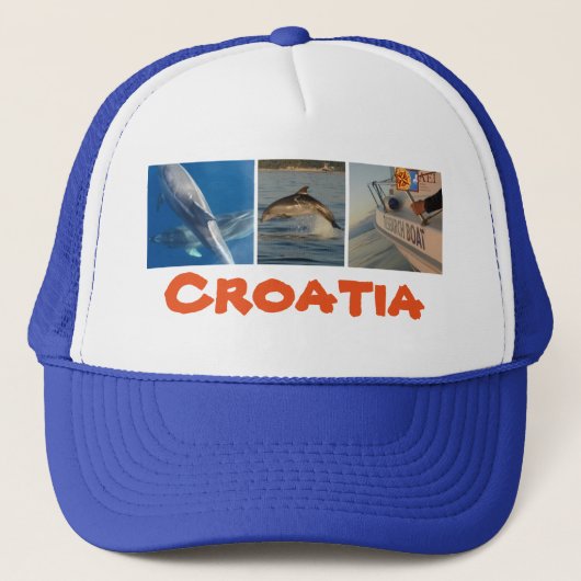 Casquette Dauphins de la Croatie (Devant)