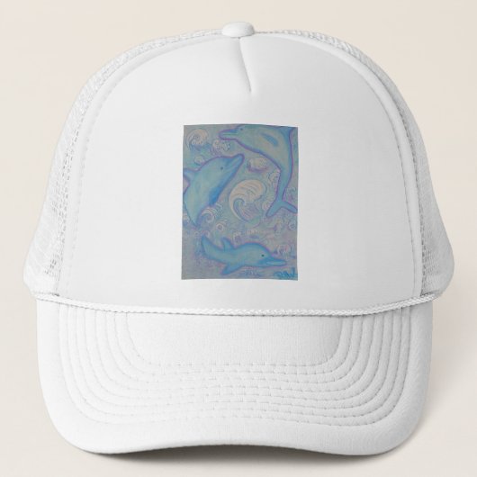 Casquette - dauphins heureux (Devant)