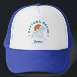 CASQUETTE DAYTONA BEACH FLORIDA VACANCES D'ÉTÉ VAGUES<br><div class="desc">DAYTONA BEACH FLORIDA SUMMER WAVES VACANCES - Ce design vintage Daytona Beach design avec un coucher de soleil en silhouette, mouettes et vagues finies en ligne pour se souvenir d'une pause de printemps ou vacances d'hiver en Floride. Ce tee-shirt est également une excellente idée cadeau pour ceux qui aiment Daytona...</div>