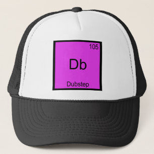 Casquette Db - Chimie Dubstep Élément Symbole Musique Drôle