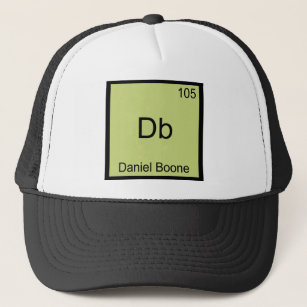 Casquette Db - Daniel Boone Funny Chimie Symbole de l'élémen