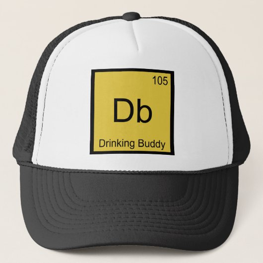 Casquette Db - Pot Symbole Élément Chimie Symbole Tee (Devant)