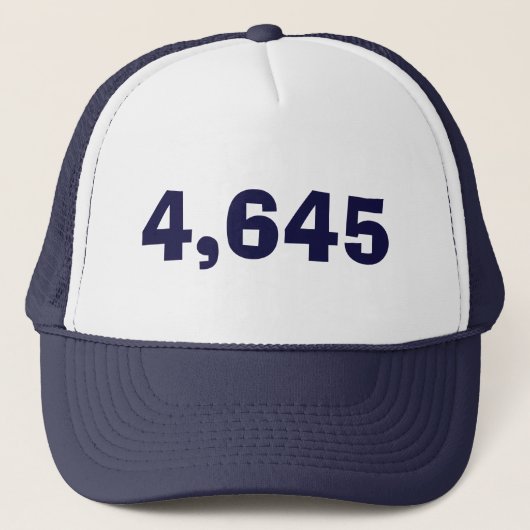 casquette de 4.645 camionneurs (Devant)