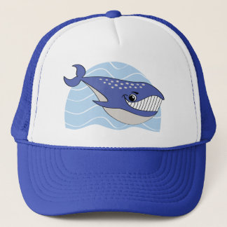 Casquette de baleines souriantes