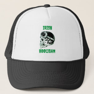 Casquette de balle de moto Hooligan irlandais