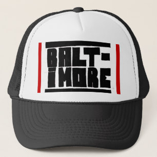 Casquette de Baltimore noir/blanc/rouge