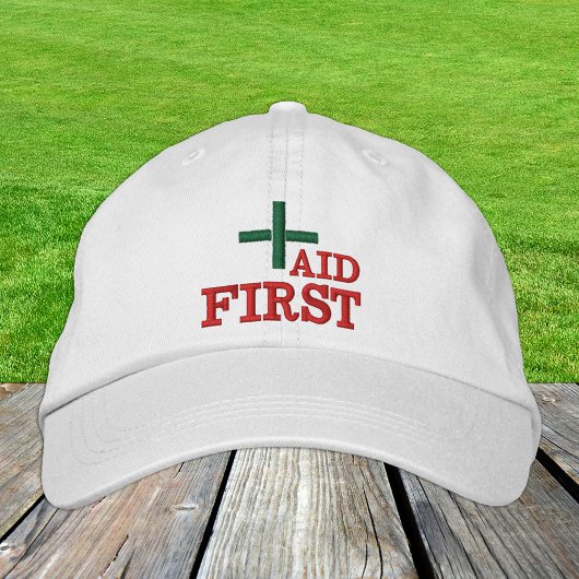 Casquette de base-ball brodé de premiers secours V
