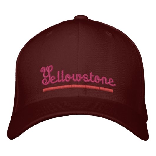 Casquette de base-ball brodé de Yellowstone (Devant)