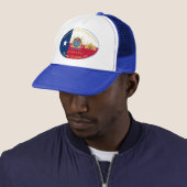 Casquette de baseball avec le logo de la région 64 (En situation)