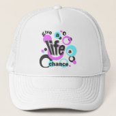Casquette de baseball avec un message pro-vie. (Devant)