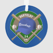 Casquette de baseball Bats Diamond Nom personnalis (dos)