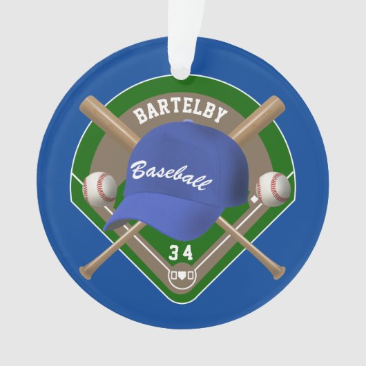 Casquette de baseball Bats Diamond Nom personnalis (devant)