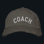CASQUETTE de baseball brodé<br><div class="desc">Un casquette cool brodé pour l'entraîneur ! Ce casquette de baseball unisexe est disponible en couleurs et styles assortis. Le texte et la couleur de broderie peuvent être customisés. Faites un grand cadeau de l'équipe!</div>