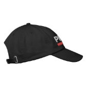 Casquette de baseball brodé Bi Pride (Droite)